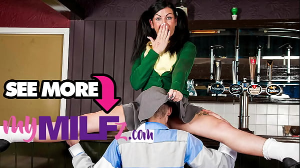 Bartender Gets a Taste of Customer’s Cock! Gina Jameson for MyMILFZ