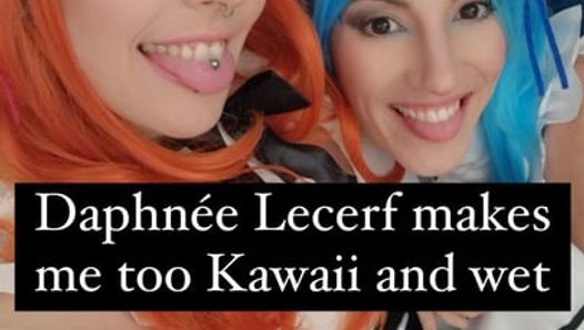 Lety Howl and Daphnee Lecerf Lesbian Pussy Licking anal fuck with Strapon ending on a JOI with countdown