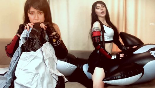 Tifa Lockhart Found Your Inflatable Toy Covered in Cum