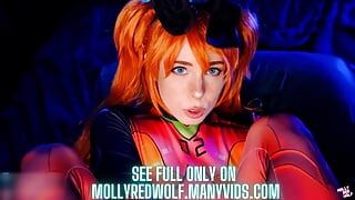 Sloppy Blowjob and Pussy Creampie. Evangelion Asuka Langley – Mollyredwolf