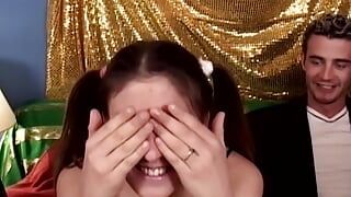 The 18th birthday party is a perfect place for a hardcore teen orgy