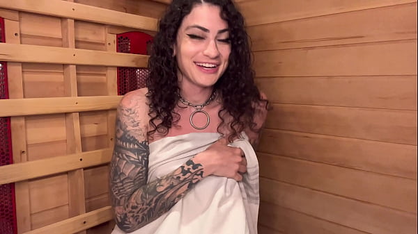 Sucking and Squirting in the Sauna POV