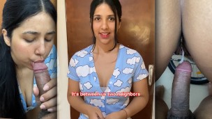 vecina milf – me confiesa que soño conmigo y me pide hacerlo realidad – sexo duro casero