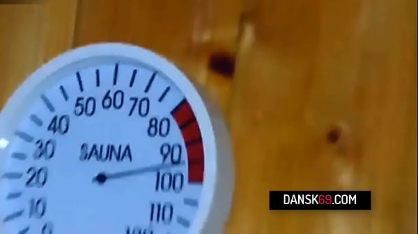 Danish couple hot sex in the sauna
