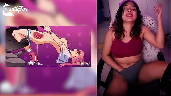 DERPIXON PARTY GAMES HENTAI REVIEW REACTION RATING – ExotiqFox Solo Gooner Girl Masturbation