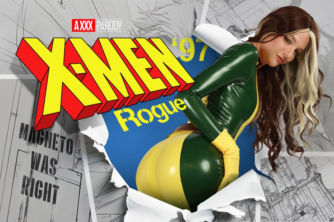 VRCosplayX Kenna James As ROGUE from X-MEN 97′ Does Dick Sucking Instead Of Life Sucking