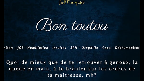 Bon toutou – French audio porn joi femdom