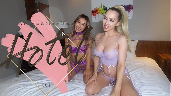 Hot Blonde and Asian Hook up in HOTEL JOI (NDGG009)