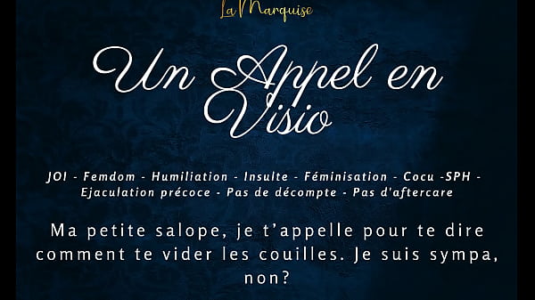 Un Appel en Visio – French audio femdom JOI