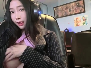 Amateur asian teen licks ass and sucks cock