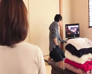 Wife’s Mother and Son-in-law got Excited When They Watched Porn Alone Together 2